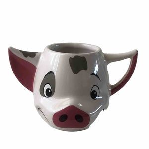 Disney Parks Moana Pua Pig 3D Figural Mug Coffee Cup
